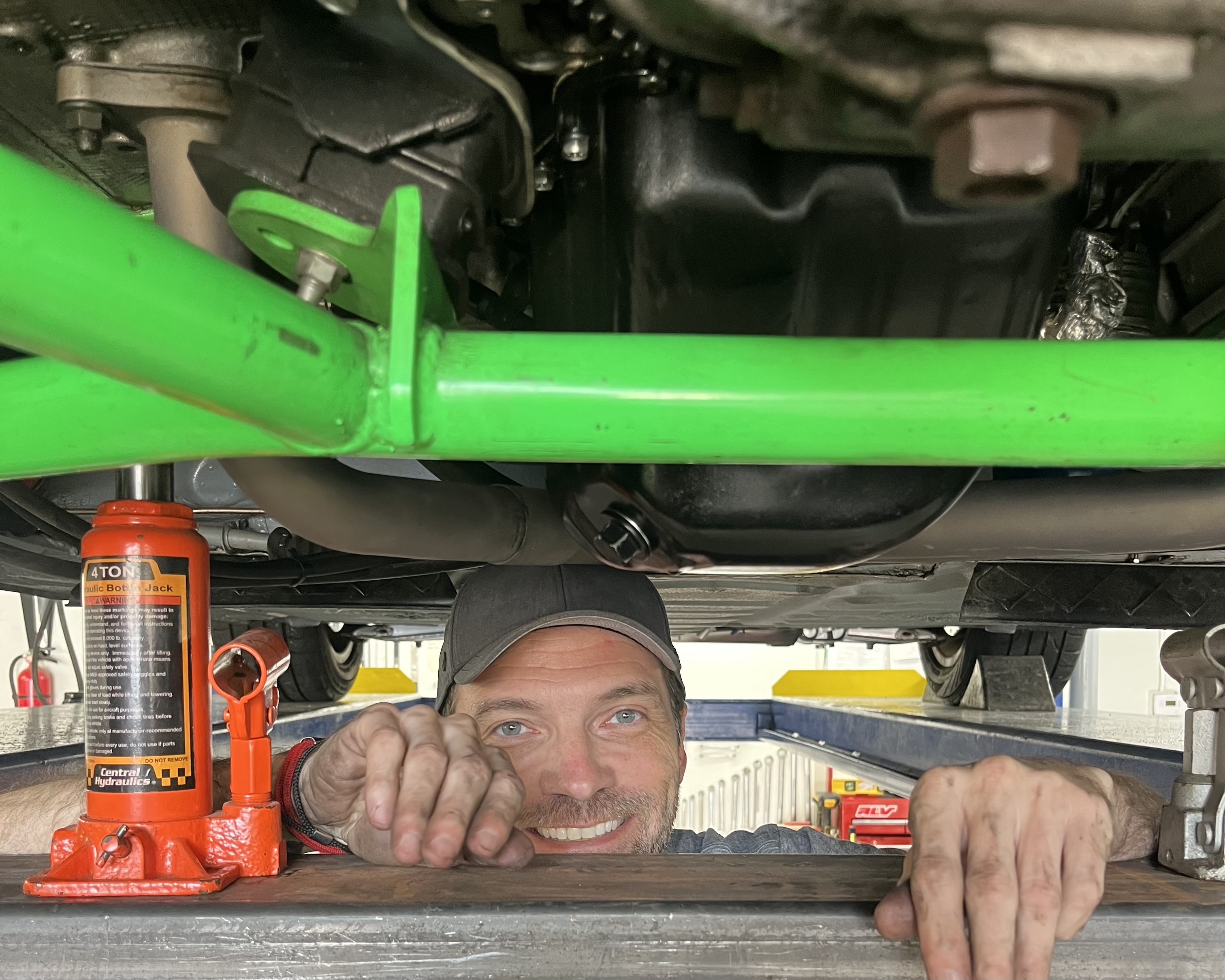 Doug in his happy place