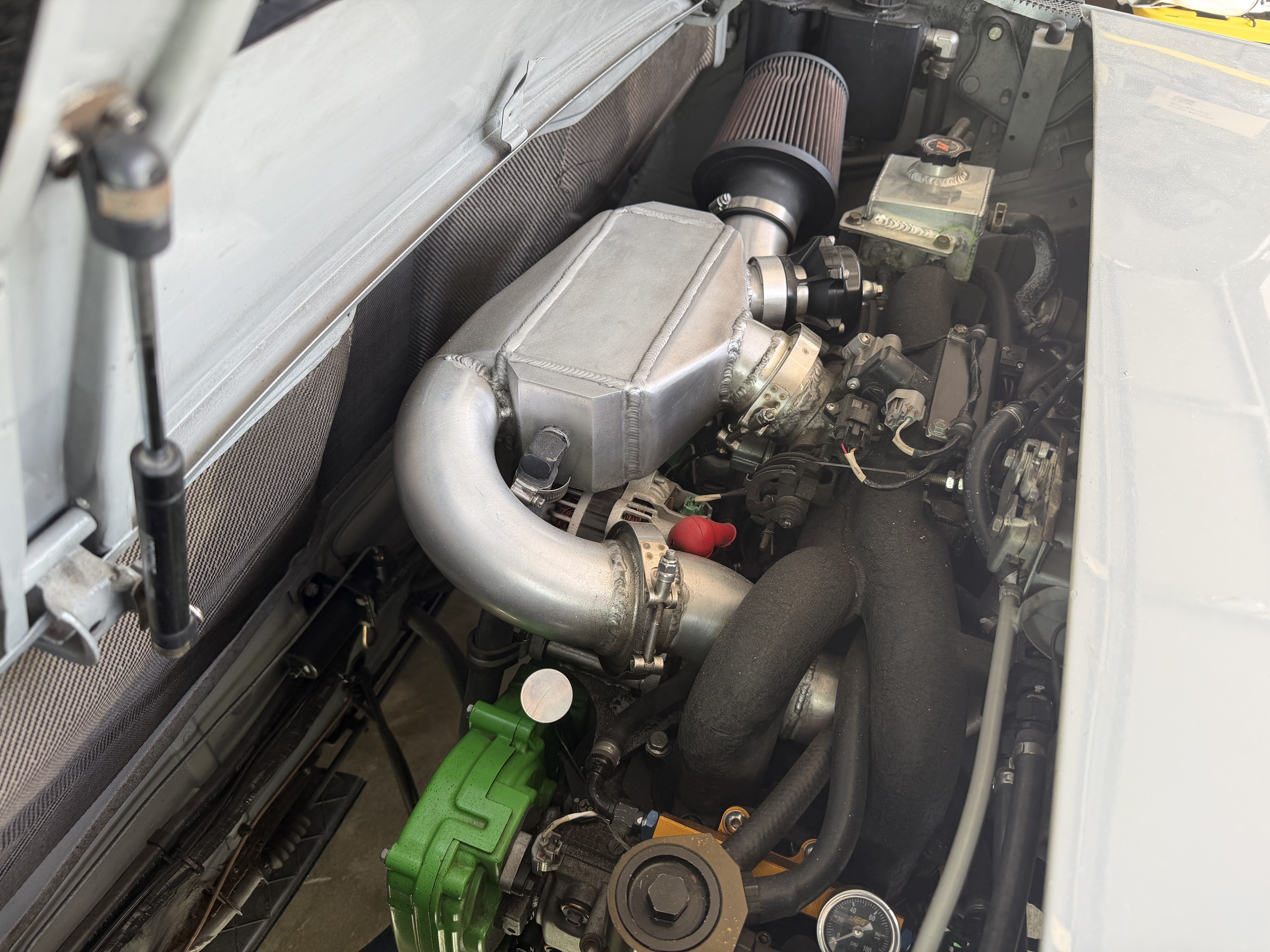 Scott Amenson's engine bay work